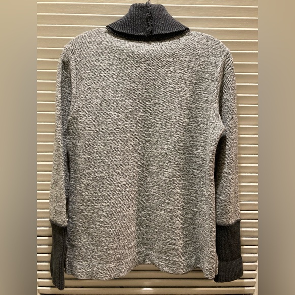 Lands’ End Cowlneck Heather Gray Sz S 6-8 - Picture 3 of 13